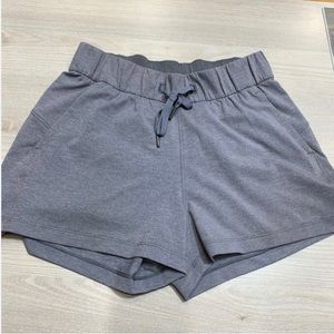 Gray Women’s Lululemon shorts